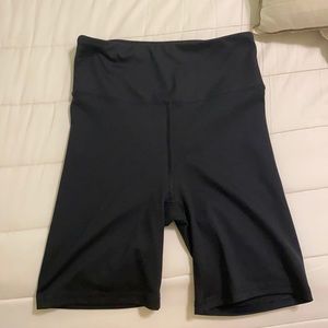 Black biker shorts